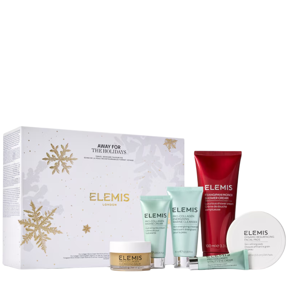 ELEMIS Kit: Away For The Holidays - Колекція бестселерів у тревел косметичці ELEMIS Kit: Away For The Holidays - Колекція бестселерів у тревел косметичці